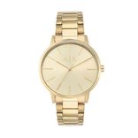 Men Gold-Toned Analogue Watch AX2707