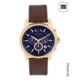 Men Navy Dial Chronograph Watch AX2508