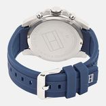 Men Blue Textured Analogue Watch TH1791350W