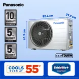 CS/CU-EZ24BKYFM 2.0 Ton 3 Star Hot & Cold Inverter Smart Split Air Conditioner