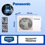 CS/CU-NU18ZKY5W 1.5 Ton 5 Star Wi-Fi Inverter Smart Split Air Conditioner
