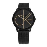 Minimal Men Black Analogue Swiss Made Watch K3M214X1