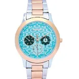 Ocean Owl Monogram Metal Watch
