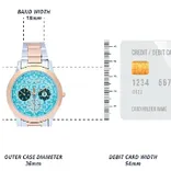 Ocean Owl Monogram Metal Watch