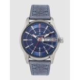 Men Blue Printed Analogue Watch DK.1.12316