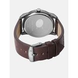 Men Blue & Grey Textured Analogue Watch DK12155-3