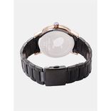 Men Gunmetal-Toned Iridescent Effect Analogue Watch DK12113-5