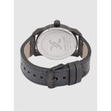 Men Green Leather Analogue Watch DK.1.12316-1