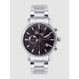 Men Black Textured Analogue Watch DK12213-3