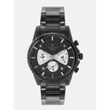 Men Black & White Colourblocked Analogue Watch DK12123-5