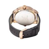 Premium Men Gunmetal-Toned Dual-Time Dial Watch DK11114-1
