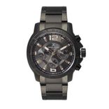 Exclusive Men Gunmetal-Toned Multifunction Dial Watch DK11150-5