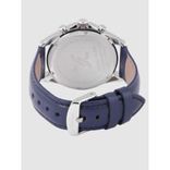 Men Blue Leather Analogue Watch DK.1.12341-4
