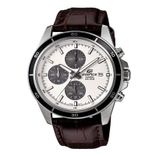 Edifice Men Silver Dial Chronograph Watch EFR-526L-7AVUDF - EX097