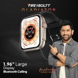 Gladiator 1.96 Inch Biggest Display Smart Watch with Bluetooth Calling