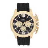 Men Black & Cream-Coloured Chronograph Watch W1115G1