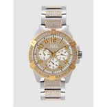 Men Gold-Toned & White Analogue Watch W0799G4