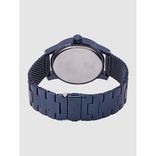 Men Navy Blue Diamond-Studded Analogue Watch W0297G2