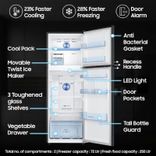 322 L RT37C4523B1 3 Star Digital Inverter Double Door Refrigerator