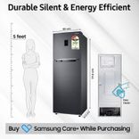 322 L RT37C4523B1 3 Star Digital Inverter Double Door Refrigerator