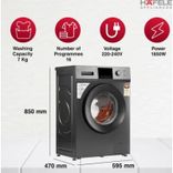 Amara 7010W 7Kg Fully Automatic Front Load Washing Machine
