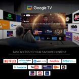 109cm (43 inches) Full HD Smart LED Google TV LE43W4000 (Black)