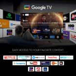 127 cm (50 inches) 4K Ultra HD Smart LED Google TV L50FG (Black)