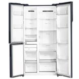 598L HRT-683GKU1 3 Door Convertible Side by Side Refrigerator with WIFI Enabled Smart Sense AI
