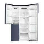 598L HRT-683GKU1 3 Door Convertible Side by Side Refrigerator with WIFI Enabled Smart Sense AI