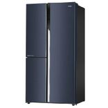 598L HRT-683GKU1 3 Door Convertible Side by Side Refrigerator with WIFI Enabled Smart Sense AI