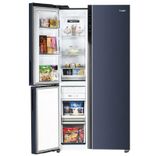 598L HRT-683GKU1 3 Door Convertible Side by Side Refrigerator with WIFI Enabled Smart Sense AI
