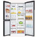 598L HRT-683KGU1 3 Door Convertible Side by Side Refrigerator with WIFI Enabled Smart Sense AI