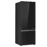 HRB-4952CKG-P 445 L, 2 Star, Black Glass Finish Bottom Mounted Frost-Free Refrigerator