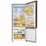 HRB-4952GPG-P 445 L, 2 Star, Garnet Peach Glass Finish Bottom Mounted Frost-Free Refrigerator