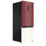 HRB-4952GPG-P 445 L, 2 Star, Garnet Peach Glass Finish Bottom Mounted Frost-Free Refrigerator