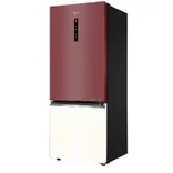 HRB-4952GPG-P 445 L, 2 Star, Garnet Peach Glass Finish Bottom Mounted Frost-Free Refrigerator