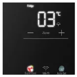 HRB-600KGU1 520 Litres Black Glass 4 Door Side by Side  Wi-Fi Refrigerator