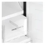 HRB-600KGU1 520 Litres Black Glass 4 Door Side by Side  Wi-Fi Refrigerator