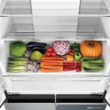 HRB-600MGU1 520 Litres Mirror Glass 4 Door Side by Side Wi-Fi Refrigerator