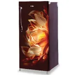 HRD-2103CGF-P 190 L, 3 Star, Golden Flora Finish Direct Cool Single Door Refrigerator