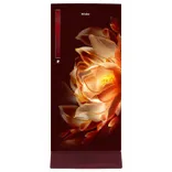 HRD-2105PGF-P 190 L, 5 Star, Golden Flora Finish Direct Cool Single Door Refrigerator with Base Drawer