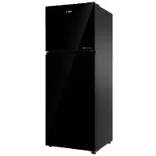HRF-3182PKG-P 268L, 2 Star, Black Glass Finish Top Mount Frost Free Refrigerator