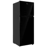 HRF-3782PKG-P 328L, 2 Star, Black Glass Finish Top Mount Frost Free Refrigerator
