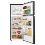 HRF-3783CPG-P Vogue Series 328L cream Pink Glass Finish Top Mount Frost Free Refrigerator