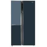 HRT-683GOGU1 Vogue 598L Grey Onlyx Glass 3-Door Convertible Fridge