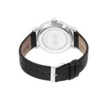 Men Black Analogue Leather Watch 1513594