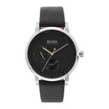 Men Black Analogue Leather Watch 1513594
