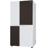 GL-B257DCM3 650L 3 Star Convertible Side by Side Refrigerator
