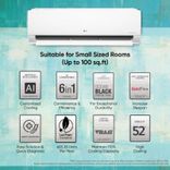 TS-Q10ENXE 0.8 Ton AI Convertible 3 Star Dual Inverter Split AC