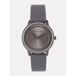 Unisex Grey Analogue Leather Watch MFB-PN-LB-7010G